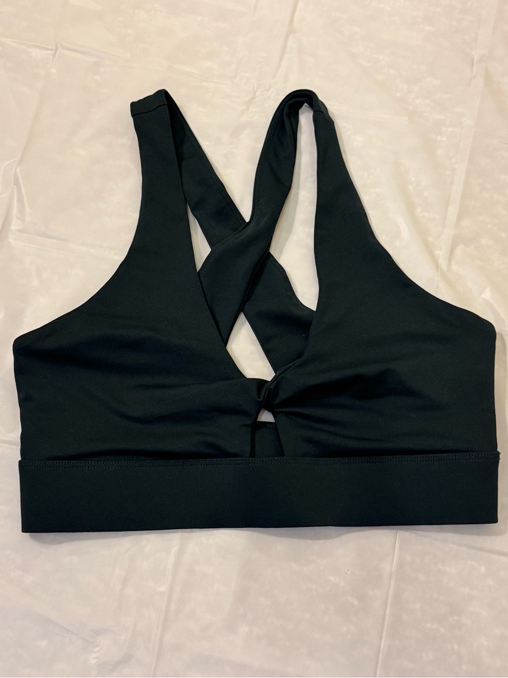 Fabletics Green Crisscross Sports Bra